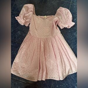 NWT LoveShackFancy Altima dress lotus pink size P